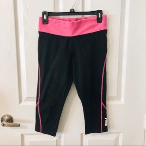VS PINK cropped yoga leggings